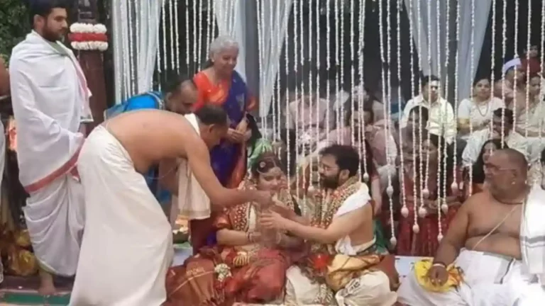 Nirmala Sitharamans Daughter Gets Married In A Simple Home Ceremony