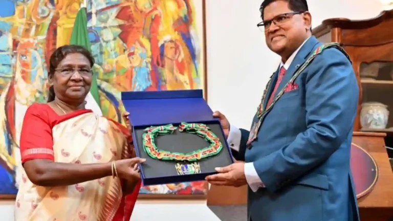 Suriname honors President Draupadi Murmu with highest civilian award, signs three MoUs