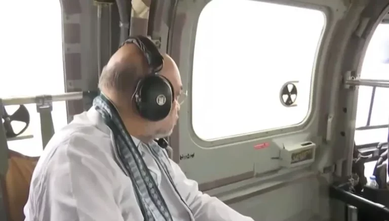 VIDEO - Amit Shah made an aerial inspection of Kutch district affected by Cyclone Biparjoy
