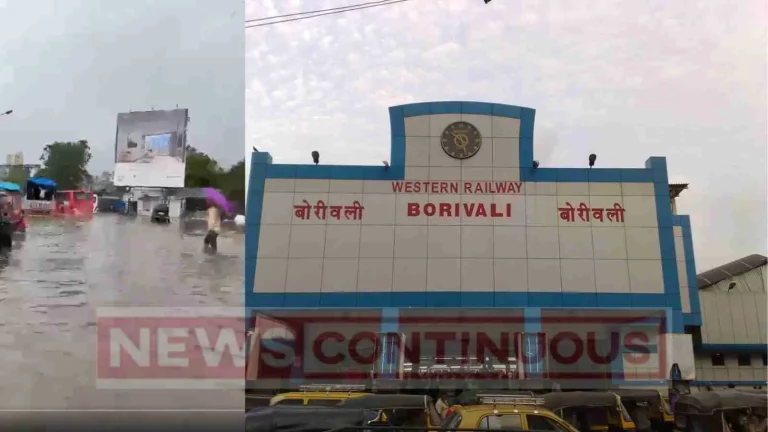 Mumbai Rain : Broivali station Turns swimming pool