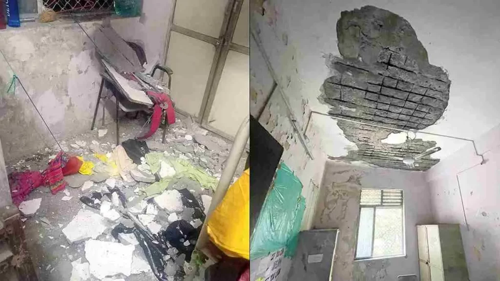 Mumbai Slab Collapsed: Slab collapses on house in Kandivali due to heavy rain, 35-year-old man dies.