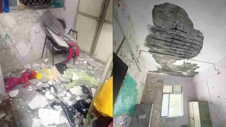 Mumbai Slab Collapsed: Slab collapses on house in Kandivali due to heavy rain, 35-year-old man dies.
