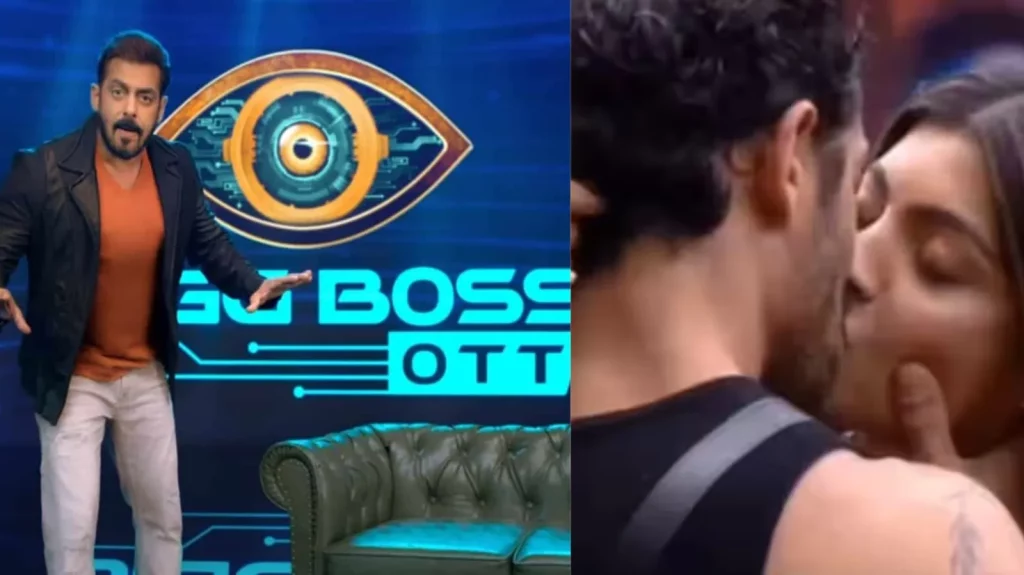 bigg boss ott2 jad hadid and akanksha puri 30 second long kiss