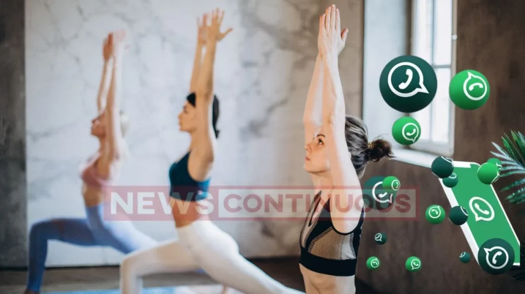 Yoga Day WhatsApp Stickers; Can be downloaded like this.