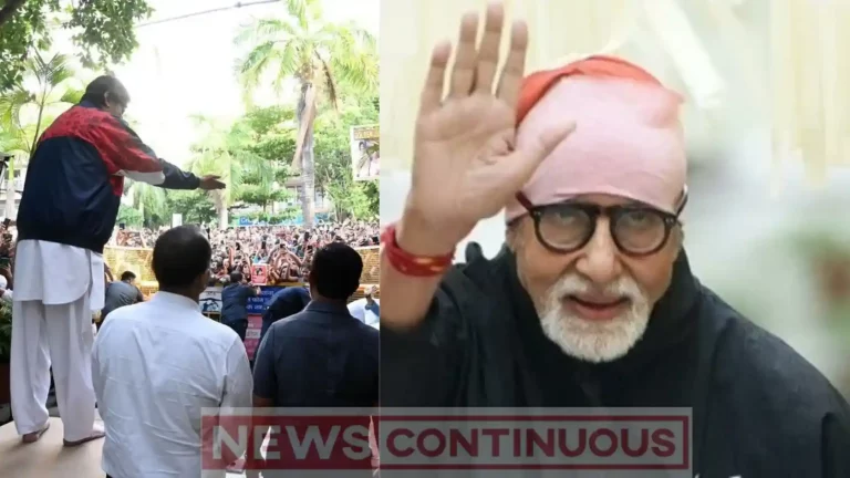 amitabh bachchan reveals why he greets his fans barefoot every sunday