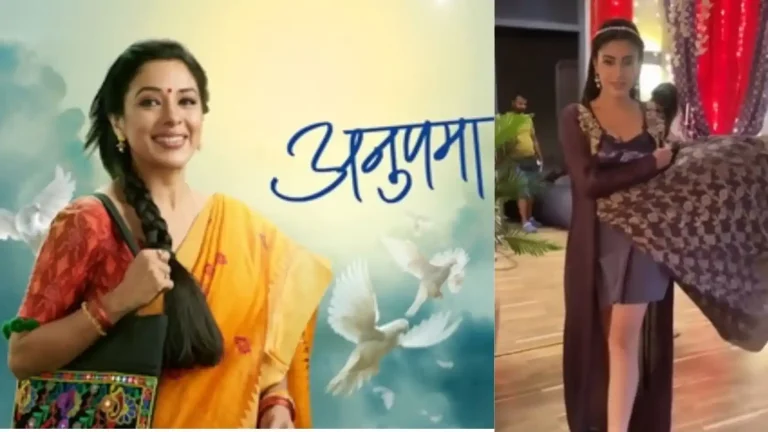 anupamaa makers make actors wear like a- lehenga barkha opened up by making a video