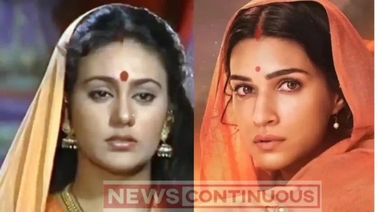 deepika chikhalia react kriti senon om raut kiss controvercy ramanand sagar ramayan sita actress dipika chikhlia reaction on adipurush director om raut and kriti sanon