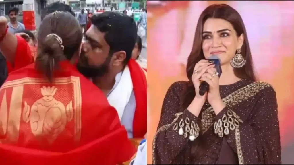 krirti sanon om raut kiss controversy actress shares post on instagram