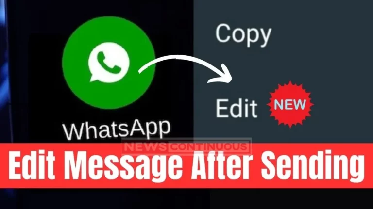 WhatsApp tip: How to quickly edit messages on the app