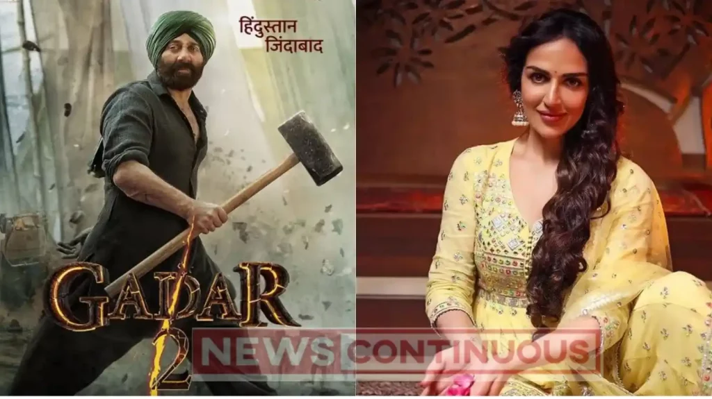 Esha deol praised to her step brother sunny deol film gadar 2-trailer
