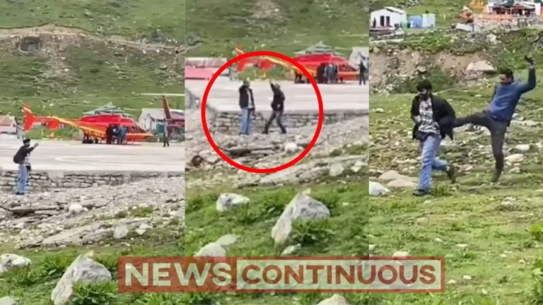 Selfie Video: Youth Gets Beaten Up For Trying To Take Selfie Close To Helicopter Taking Off At Kedarnath Helipad