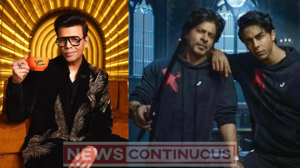 shah rukh khan with son aryan khan can be first guests on karan_11zon
