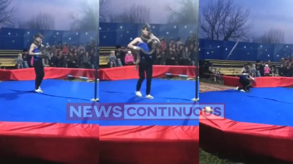 Man Tries To Make Video With Snake Around His Neck, injured