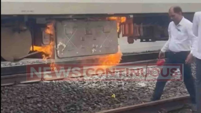 Vande Bharat Express Train Fire : Vande Bharat Express caught fire, passengers were immediately disembarked, cause of fire also revealed