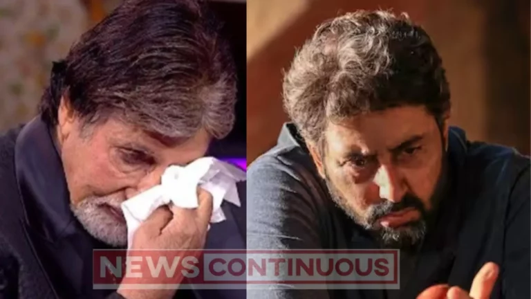 Amitabh Bachchan became emotional after watching abhishek bachchan film ghoomar