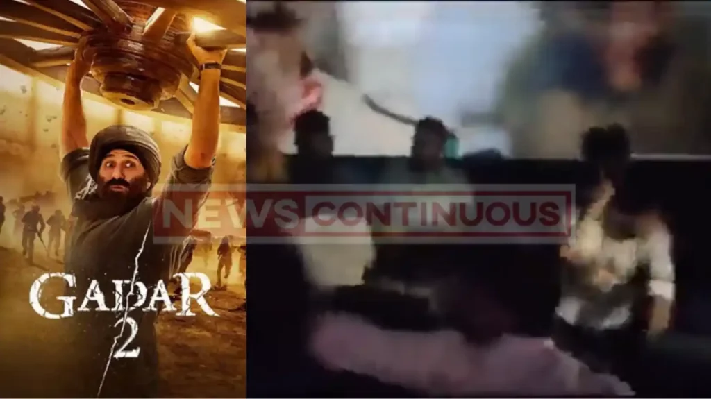 Gadar 2 : Fight Breaks Out Inside Bareilly Theatre Screening Gadar 2