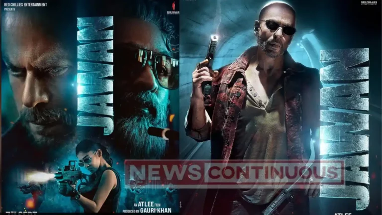 Jawan's new poster out shah rukh khan nayanthara vijay sethupath are in one frame