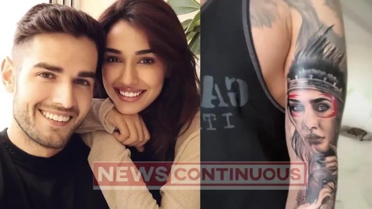disha patani new boyfriend inked tatto disha patani face