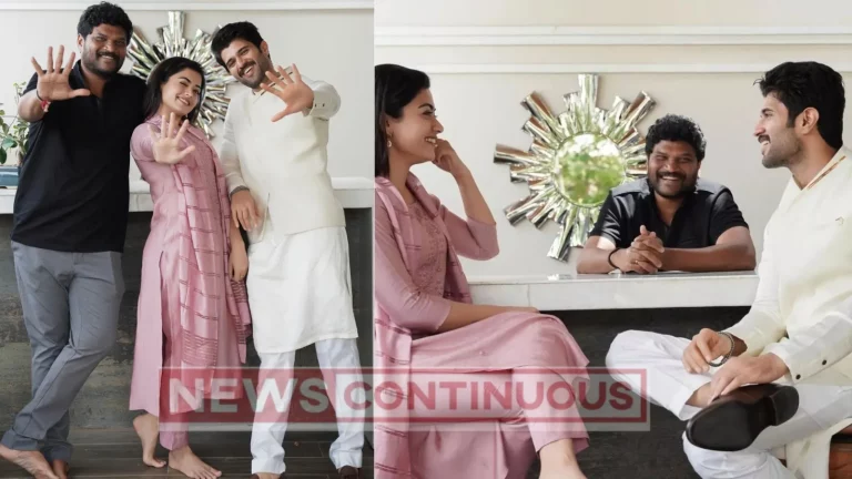 Vijay deverakonda and rashmika mandanna shared pictures for celebrated 5 years of geeta govindam