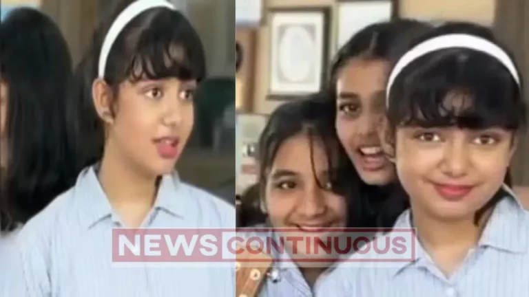 aaradhya bachchan throwback video viral wearing makeup in school