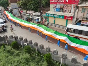 Solapur: Grand Tricolor Padayatra by Akhil Bharatiya Vidyarthi Parishad in Solapur