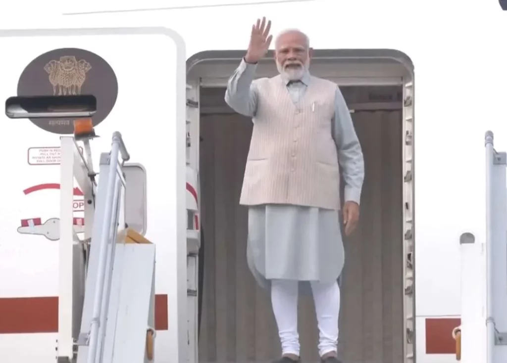 BRICS Summit: PM Modi lands in South Africa for 15th BRICS summit