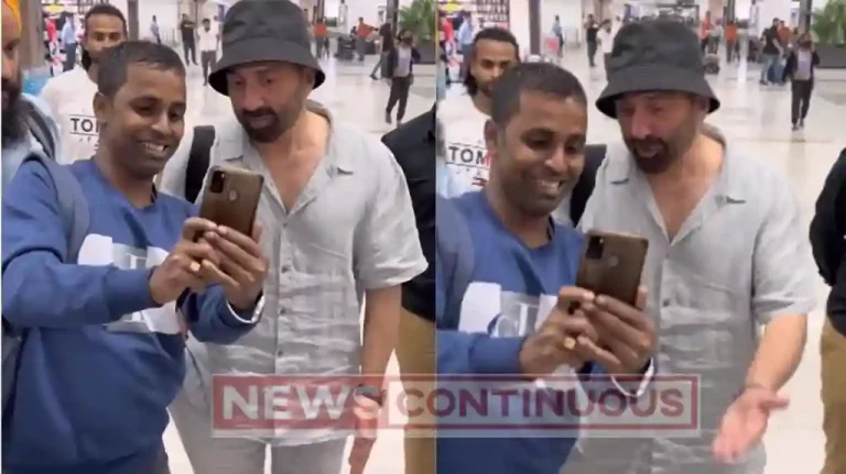 sunny deol snaps at fan trying to click selfie with him