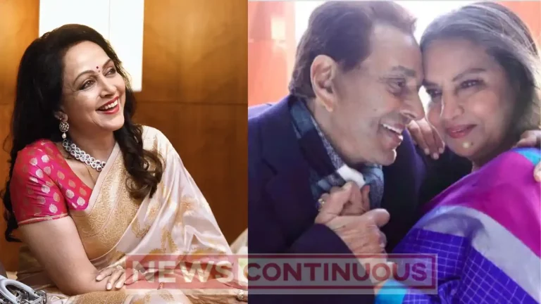 hema malini reaction came on dharmendra and shabana azmi kissing scene