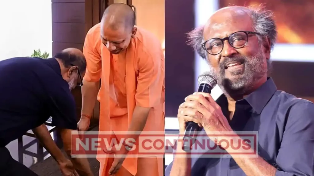 rajinikanth explains why he touched uttar pradesh chief minister yogi adityanath feet