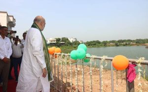  Amit Shah Inaugurated and laid foundation stones of various development works of AMC and AUDA worth 1651 crores today in Gandhinagar, Gujarat