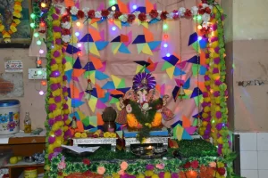 Bappa's Mahaarti and Katha was held at New Civil Hospital-Surat with ideal spirit of pan-religious equality