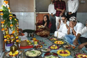 Bappa's Mahaarti and Katha was held at New Civil Hospital-Surat with ideal spirit of pan-religious equality