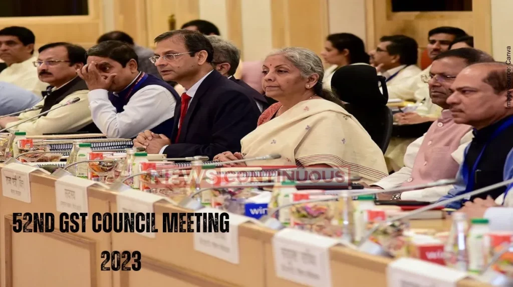 GST Council Meeting: Gst Council 52nd Meeting Will Be Held On 7th October 2023 Know Details