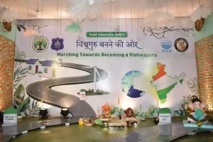 Ganeshotsav -Tree Ganesha installed in Surat by the Green Man of Gujarat 