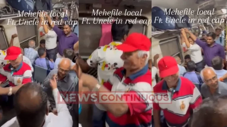 Mumbai Local: Video of old man dancing in Mumbai local train goes viral