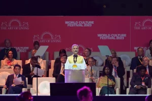 The Global Cultural Festival of Art of Living, 2023 is giving the world a message of harmony through unity, music, dance and inspiration 1