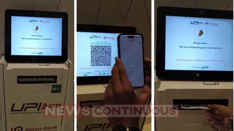 UPI ATM : Viral video shows man withdrawing cash from ATM using UPI