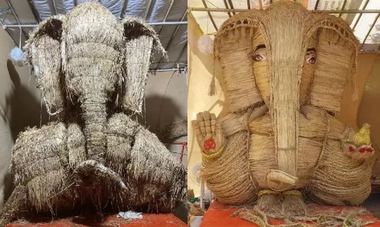 Vadodara- 13-feet tall statue of Sriji made of grass at Karelibagh to be unveiled in a unique way