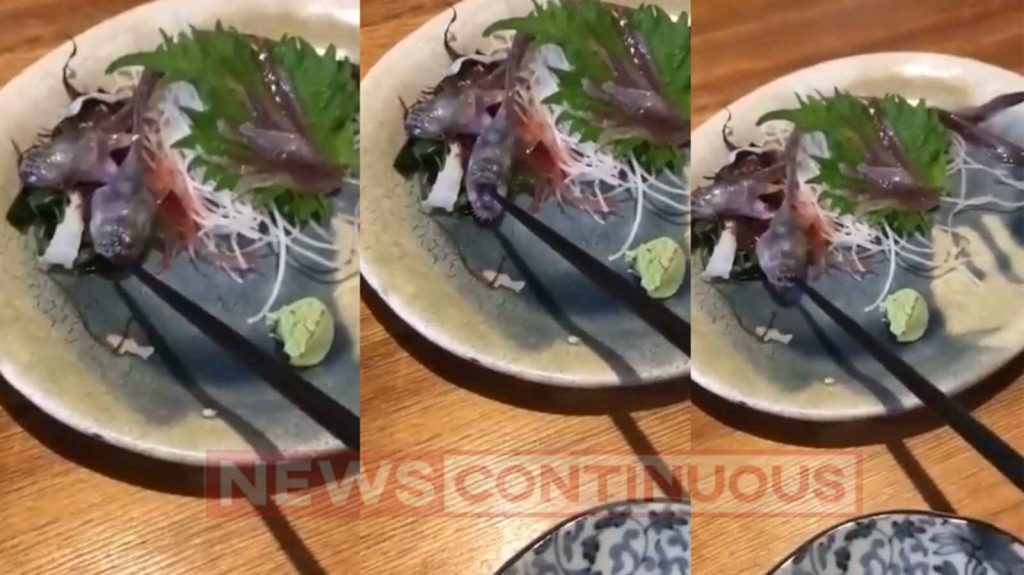 Viral Video: Delicious or terrifying? Fish served at Japanese restaurant comes alive