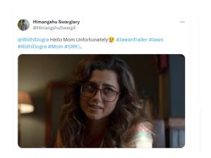 Jawan:  ridhi dogra play shah rukh  khan mother in film jawan 