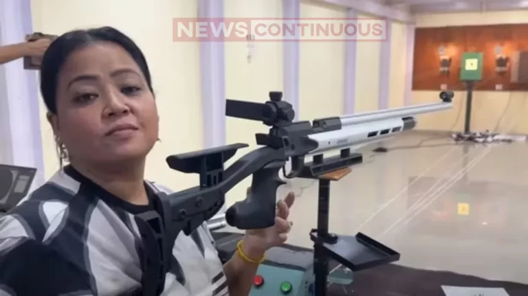 Bharti singh has been a shooting champion at the national level