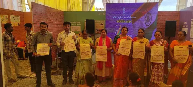 Celebration of Nutrition Month in an exhibition organized at Taranetar Mela