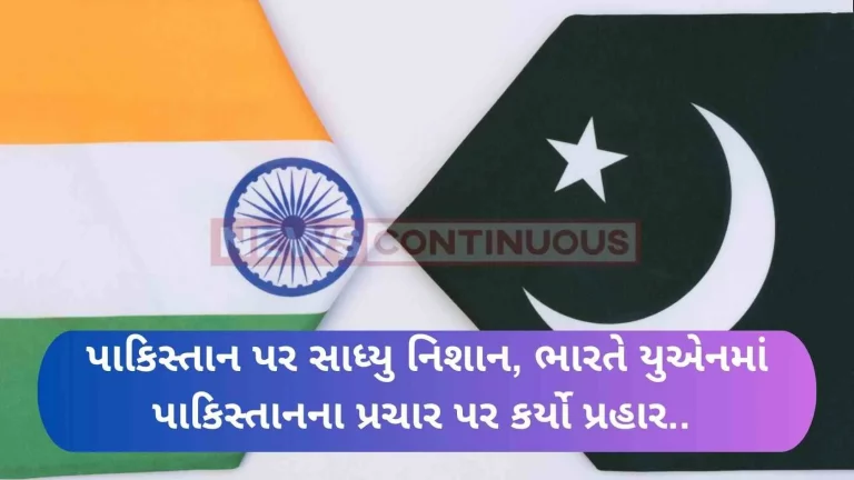 Targeting Pakistan, India attacked Pakistan's campaign in the UN.