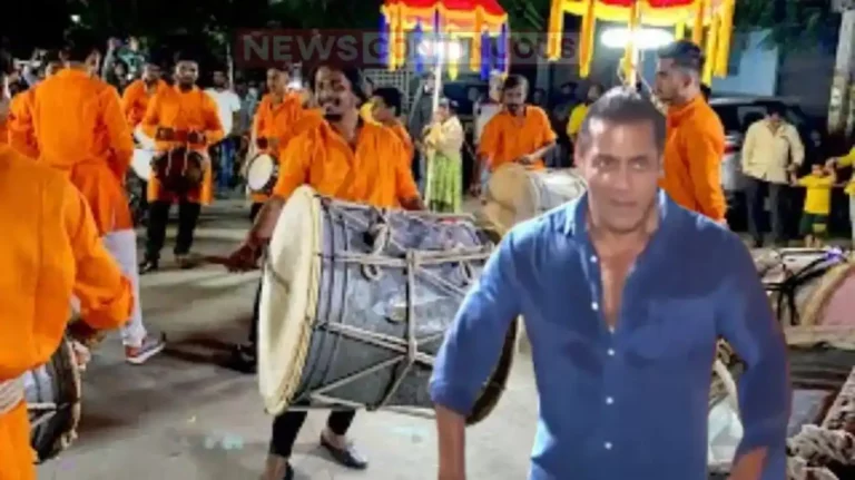 salman khan dances during ganpati visarjan