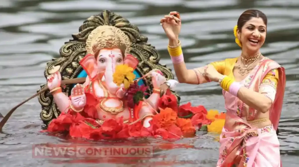 shilpa shetty do ganesh visarjan actress dance video goes viral