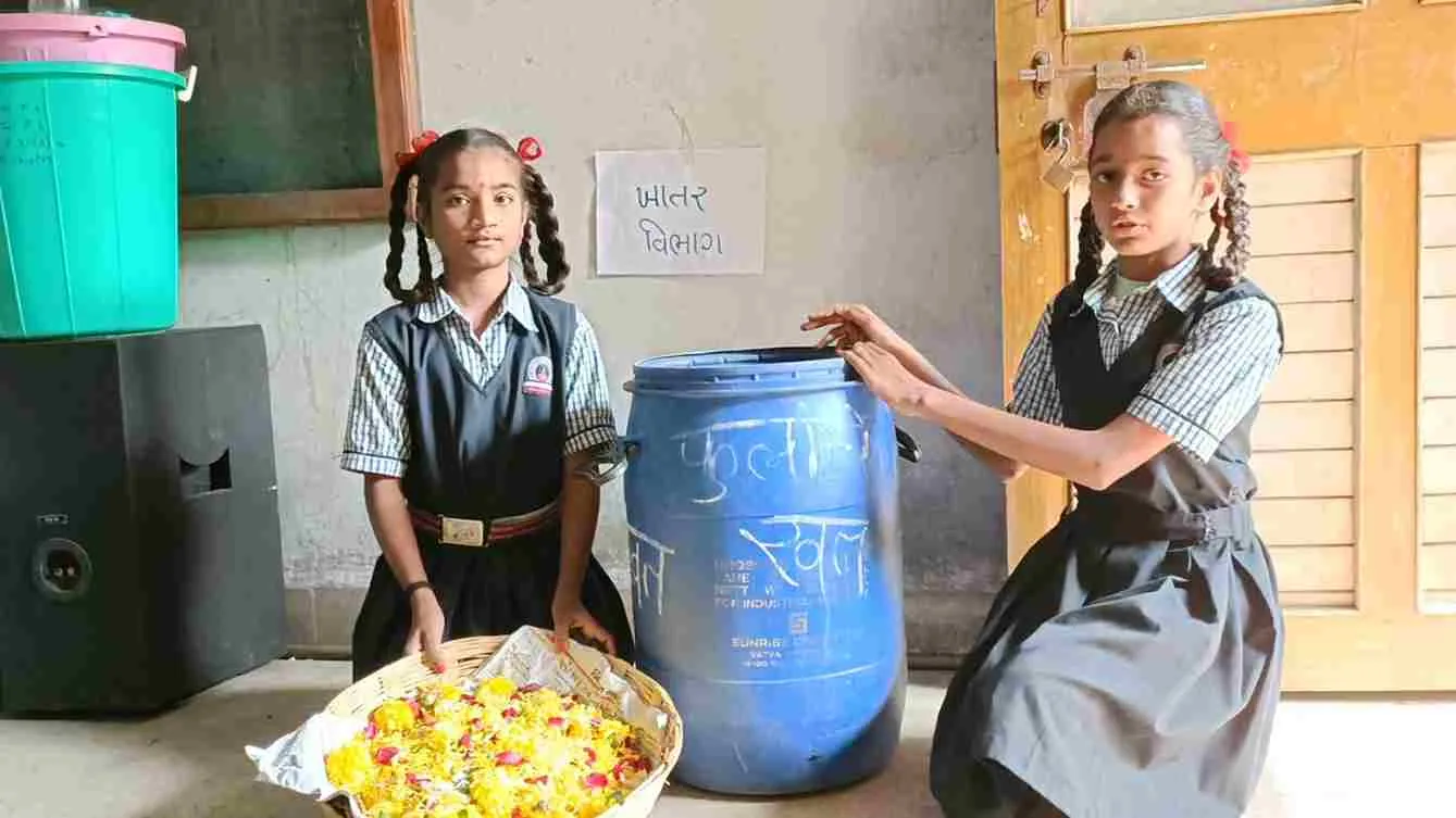 Curriculum is old, but the method is new: Kiran Wankhede, a government school teacher, imparts knowledge with enthusiasm.