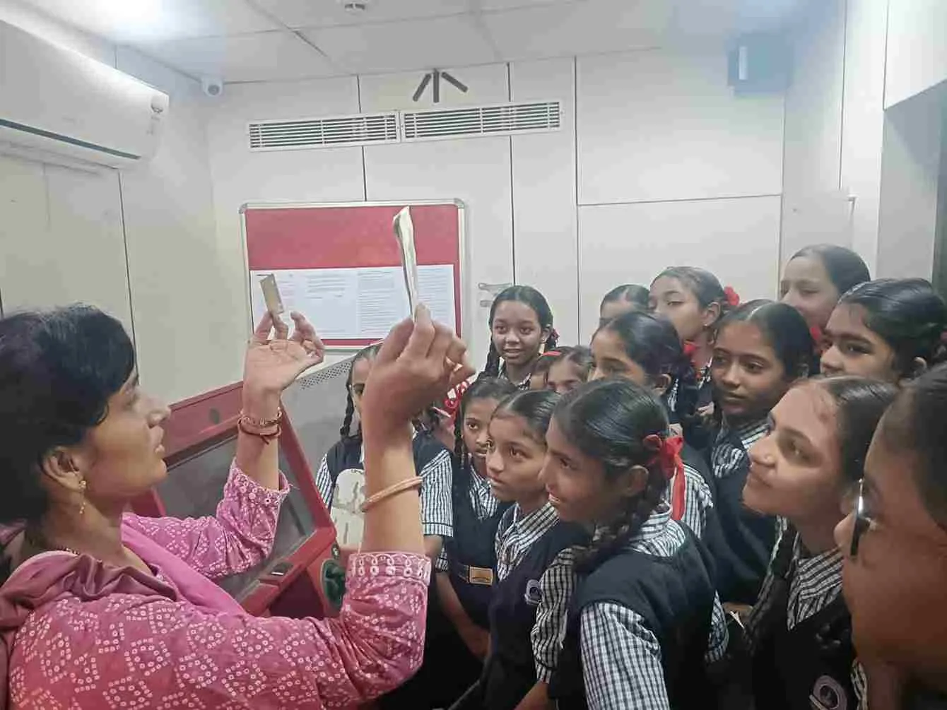 Curriculum is old, but the method is new: Kiran Wankhede, a government school teacher, imparts knowledge with enthusiasm.