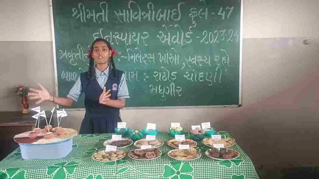 Curriculum is old, but the method is new: Kiran Wankhede, a government school teacher, imparts knowledge with enthusiasm.