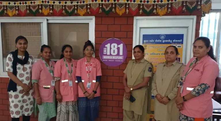 Abhayam, 181 women helpline Surat deployed for women's safety during Navratri festival.