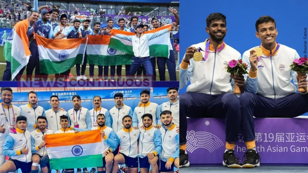 Asian Games : India win historic gold medals in badminton, cricket and kabaddi